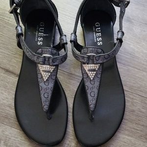 Guess Sandals blue/ black